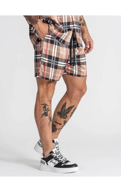 Gianni Kavanagh Pantaloni Scurți Colorați pentru Bărbați British Satin