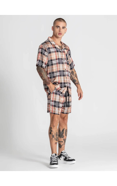 Gianni Kavanagh Herren Buntes Hemd British Satin