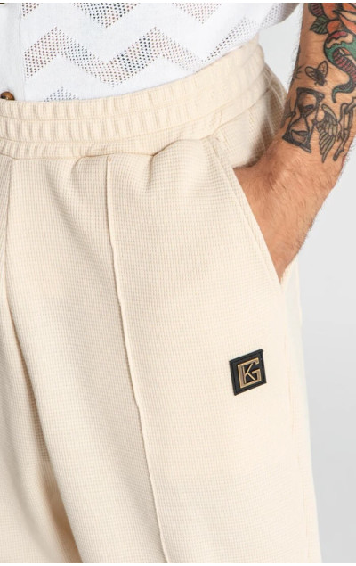 Gianni Kavanagh Herren Beige Hose Texture