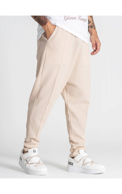 Gianni Kavanagh Pantaloni Bej pentru Bărbați Texture