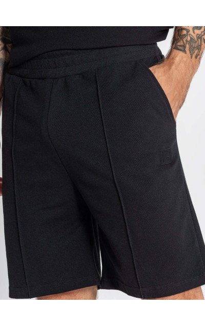 Gianni Kavanagh Herren Schwarze Shorts GK Piquet