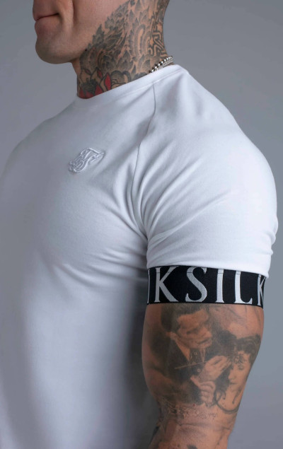 Sik Silk Men's White Tech T-Shirt