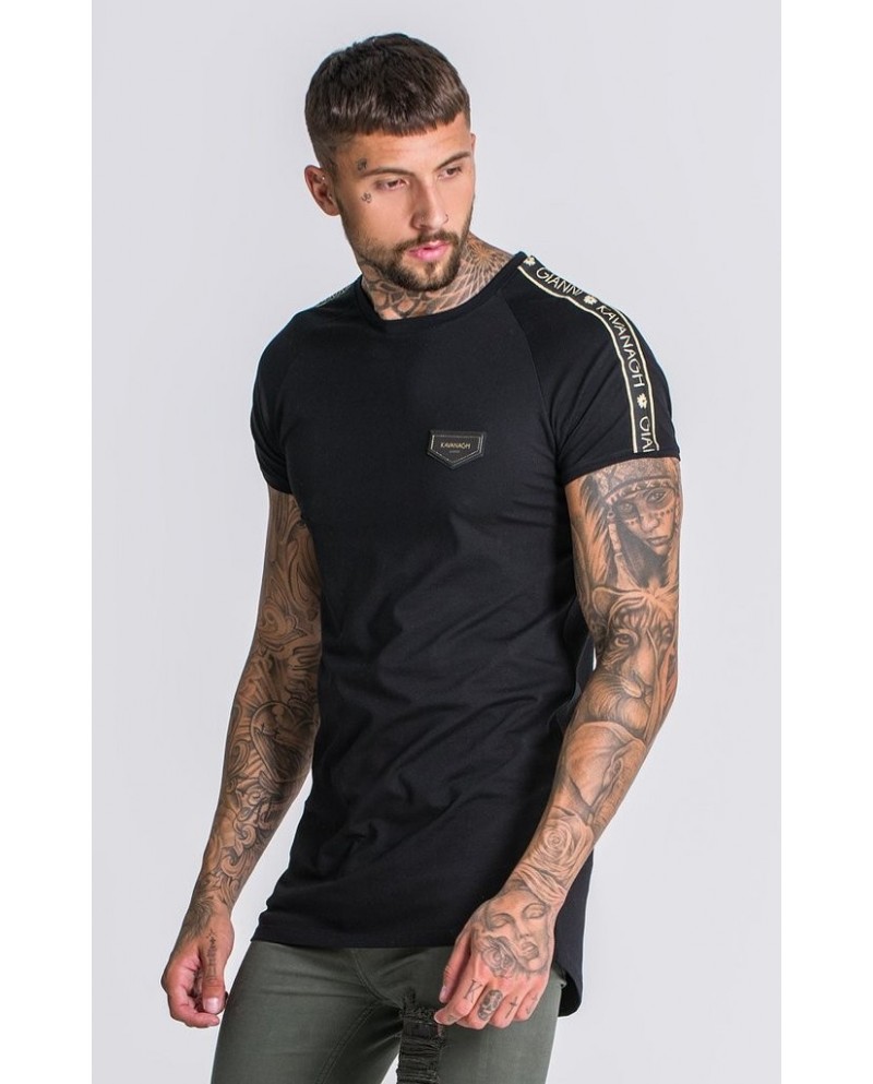 black tee men