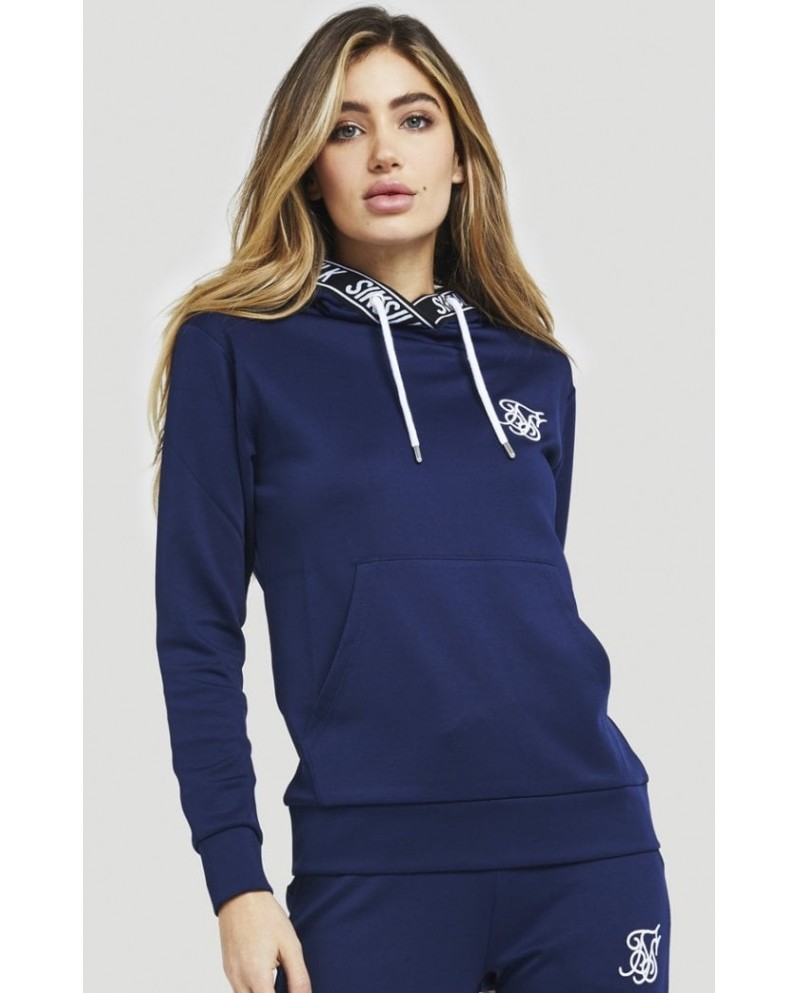 siksilk poly overhead hoodie