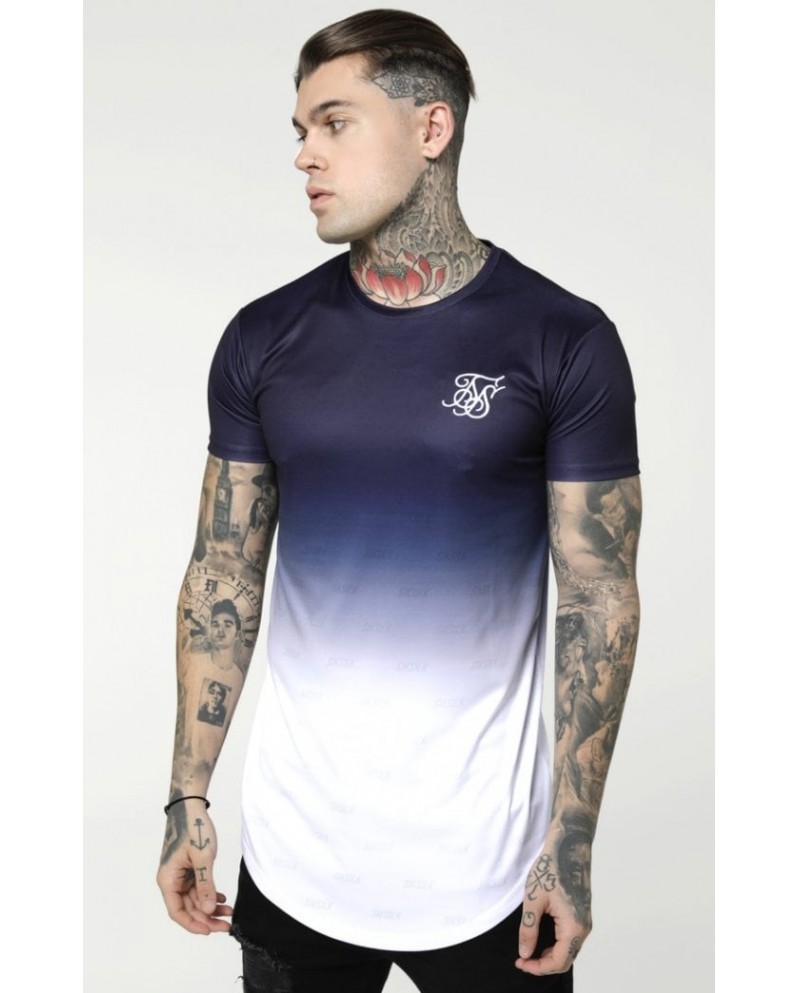 curved hem tee