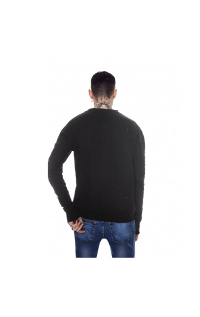 Favela Distressed Sweatshirt Black