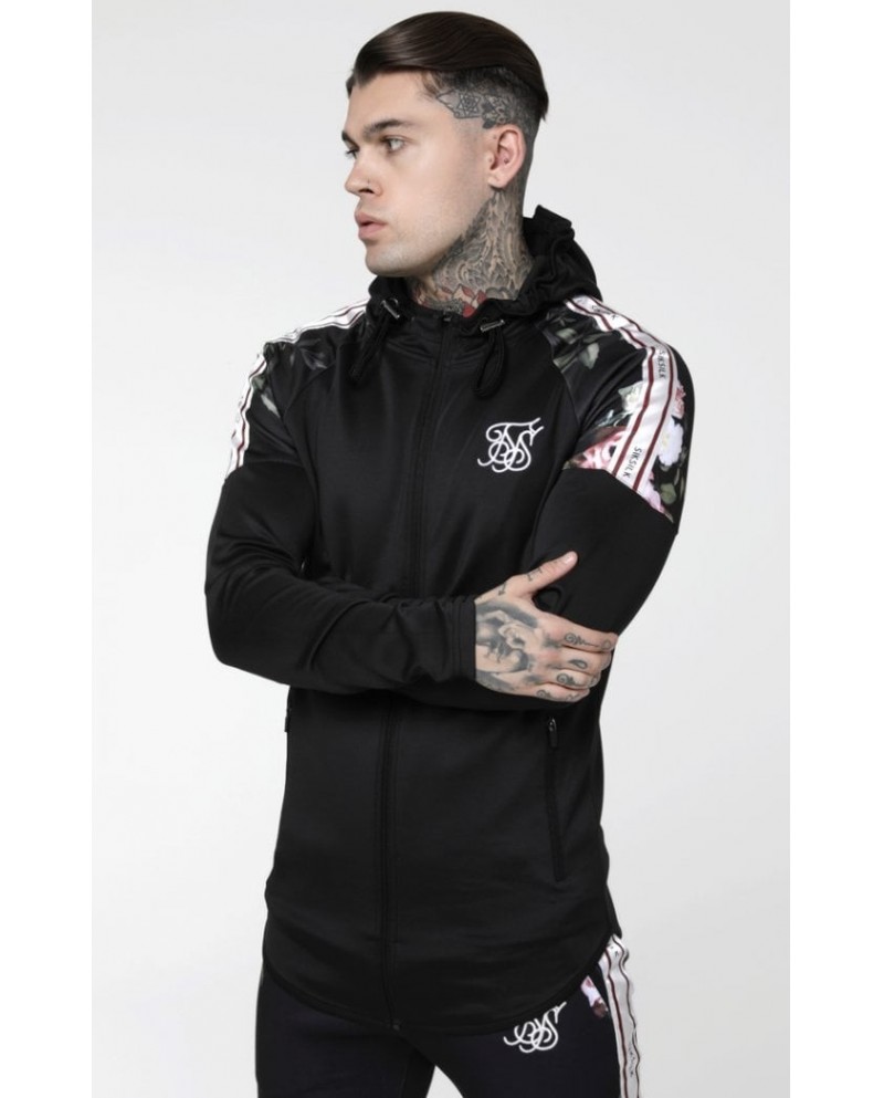 siksilk athlete zip through hoodie