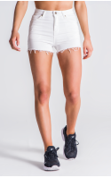 Gianni Kavanagh White Peekaboo Shorts