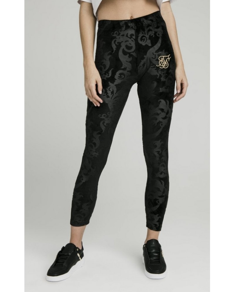 adidas velour leggings black