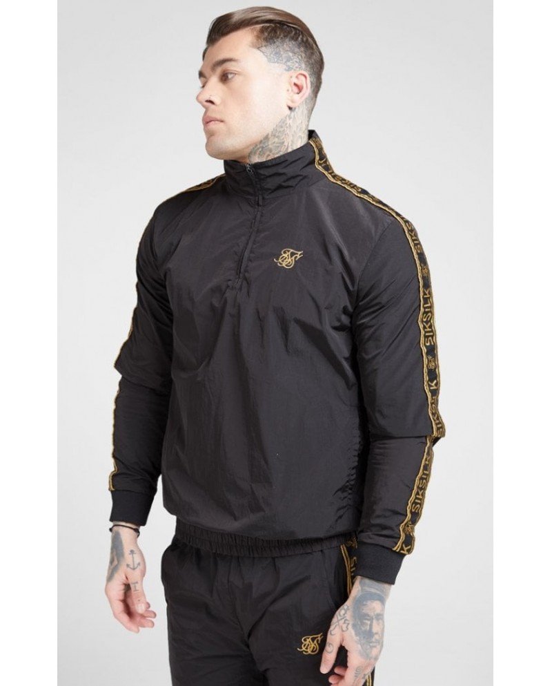 Sik silk black discount and gold tracksuit