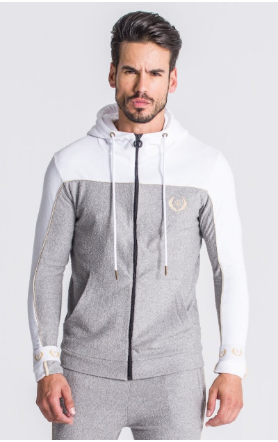 Roone Roman Iconic Grey Hoodie Jacket