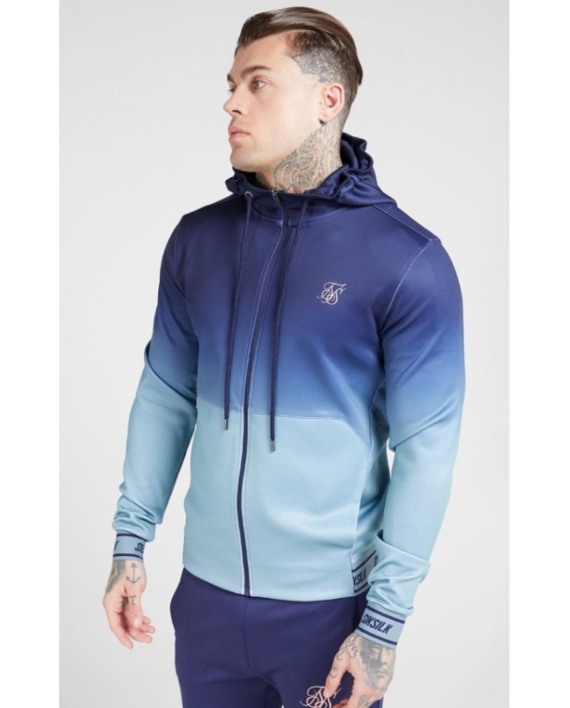 blue siksilk hoodie