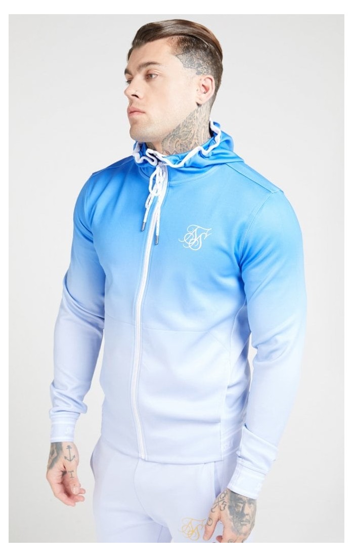 siksilk zip through hoodie