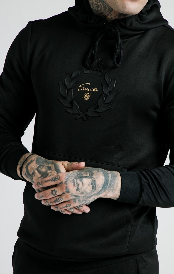 siksilk muscle fit overhead hoodie