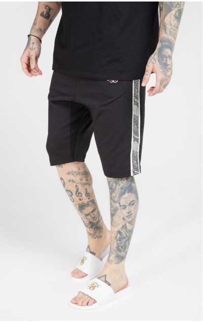 Sik Silk Zonal Runner Shorts Black