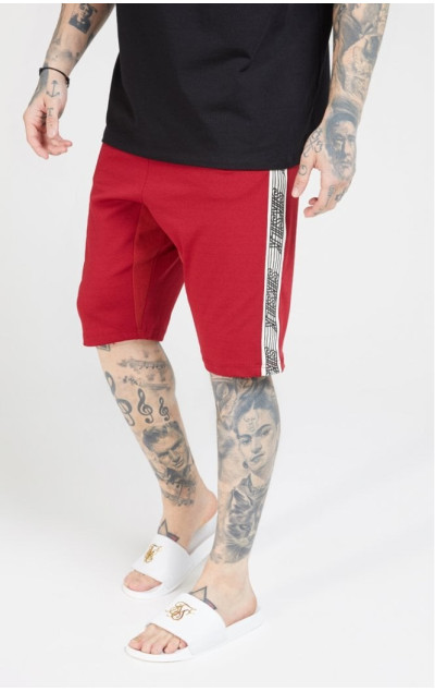 Sik Silk Zonal Runner Shorts Jester Red