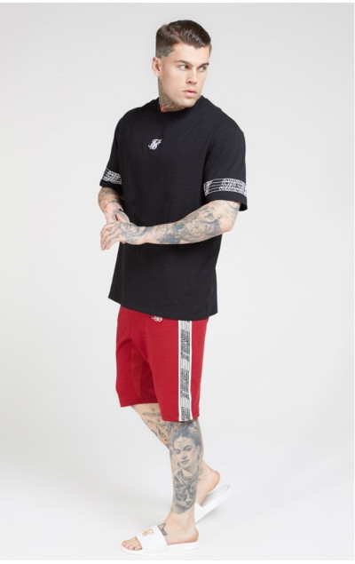 Sik Silk Zonal Runner Shorts Jester Red