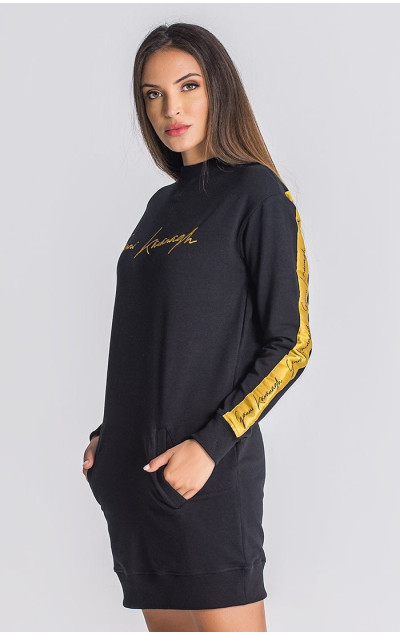 Gianni Kavanagh Black Noble Signature Sweater Dress