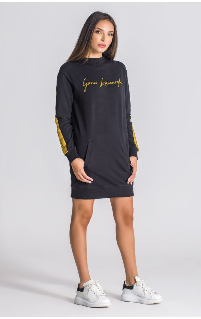 Gianni Kavanagh Black Noble Signature Sweater Dress
